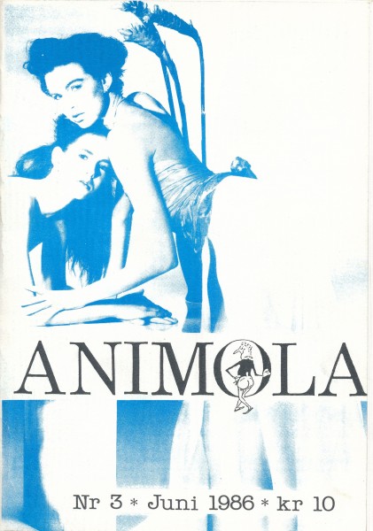 Forside av Animola, nr 3 - juni 1986