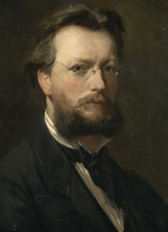 Christian Meyer Ross, self portrait.