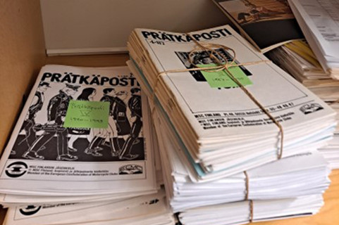 Several issues of the journal Prätkäposti.