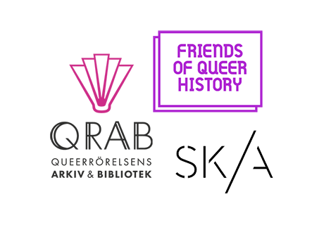 Project partners: The Archives and Library of the Queer Movement QRAB (Sweden), Friends of Queer History (Finland) and The Norwegian Queer Archive Skeivt arkiv