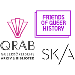 Project partners: The Archives and Library of the Queer Movement QRAB (Sweden), Friends of Queer History (Finland) og Skeivt arkiv