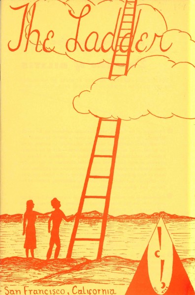 Forside, The Ladder juni 1957. Foto: Skeivt arkiv Forside, The Ladder juni 1957. Foto: Skeivt arkiv