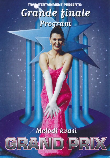 Plakat fra Désirée Hafstad sitt arrangement Melodi Kvasi Grand Prix