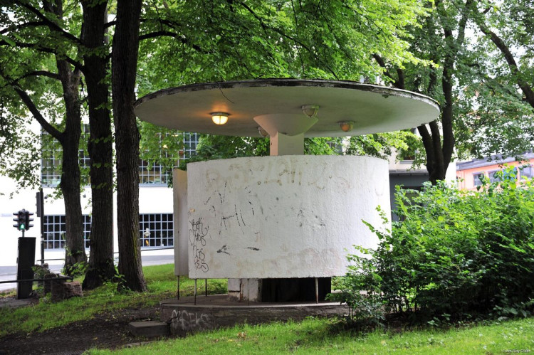 Pissoaret i Sporveisgata i Oslo, også kalt Kjærlighetskarusellen. Foto: Roy Olsen/Creative Commons.