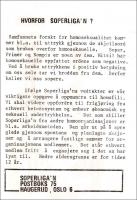 Hvorfor Soperliga'n Digitalisert av Claus Drecker. Kilde: http://www.nordlys.net/brosjyrer/soper.html