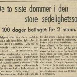 Den store sedelighetssak i Bergen 1938 Bergens Arbeiderblad