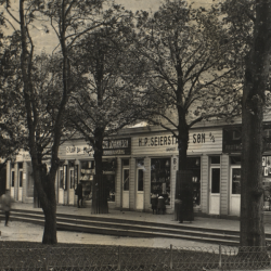 Byparken på begynnelsen av 1900-tallet. Brosings samling/Billedsamlingen, Universitetet i Bergen.