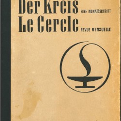 Forside av Der Kreis, årgang 1950. Logoen viser en gresk lampe hvor flammen omslutter lampen som en sirkel. 