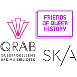 Project partners: The Archives and Library of the Queer Movement QRAB (Sweden), Friends of Queer History (Finland) and The Norwegian Queer Archive Skeivt arkiv
