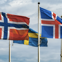 De nordiske flaggene. Foto: Shutterstock.