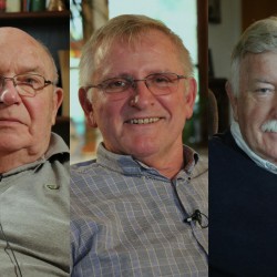 Ole Henrik Røine, Arne Skalleberg og Ole Johan Carlsen er med i Skeivt arkivs livsminneprosjekt.