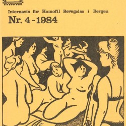 Forsiden på Frimerket nr 4, 1984.