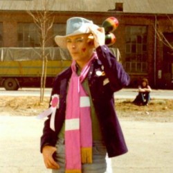 Claus Drecker under et arrangement med Soperliga'n rundt 1979. Foto: Kari Einrem. 