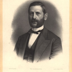 Den tyske psykiateren Karl Friedrich Otto Westphal skapte begrepet "kontrær seksualfølelse". Litografi av G. Engelbach, ca. 1860. 
